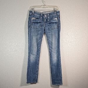 Y2k Diesel Low Rise Classic Blue Denim Jeans